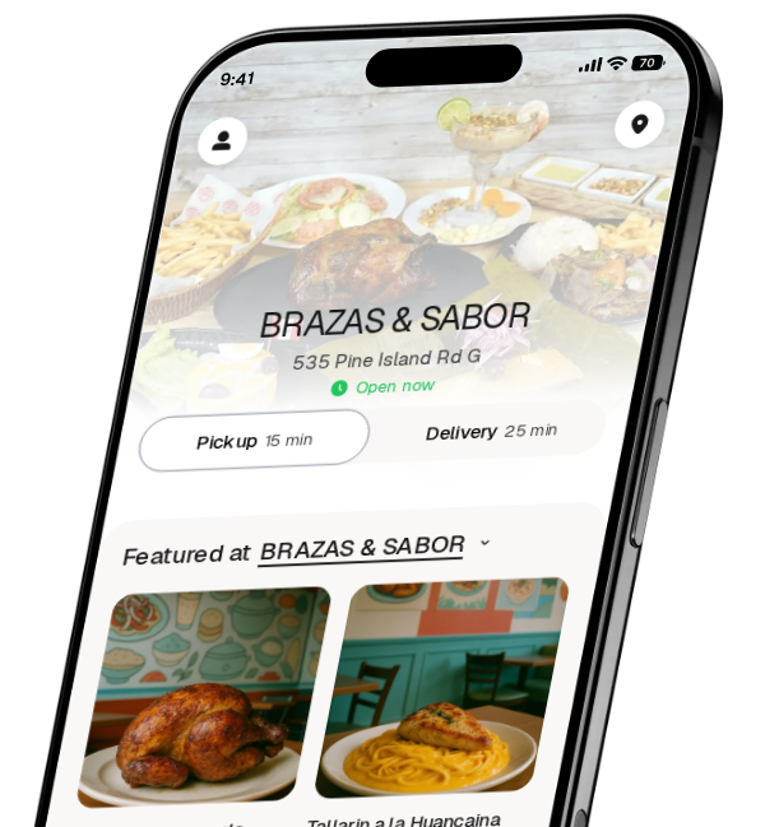 BRAZAS & SABOR app preview
